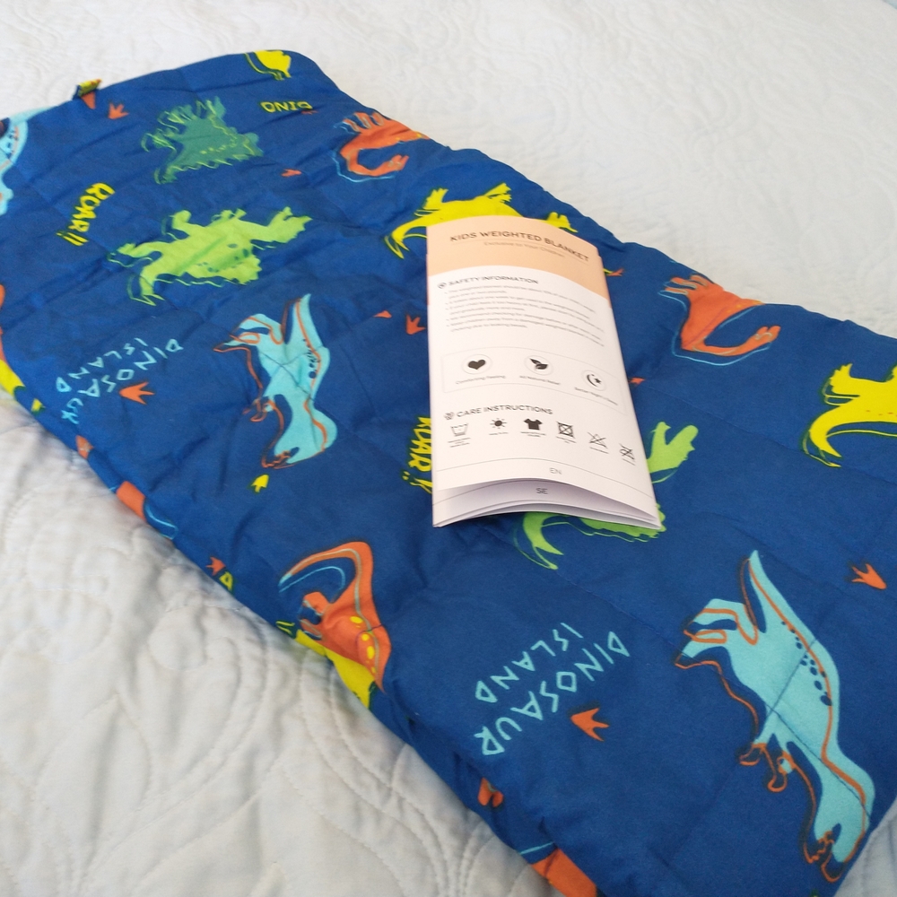 Dinosaur Print Weighted Blanket